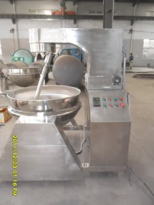 Fruit Jam jacketed kettle with agitator