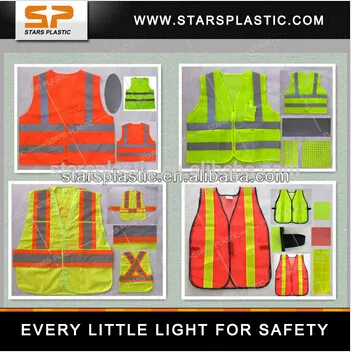 100% Polyester Reflective Vest / LED Reflective Vest