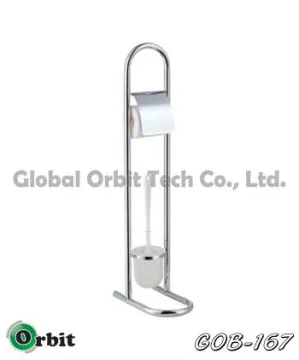 metal toilet brush with holder