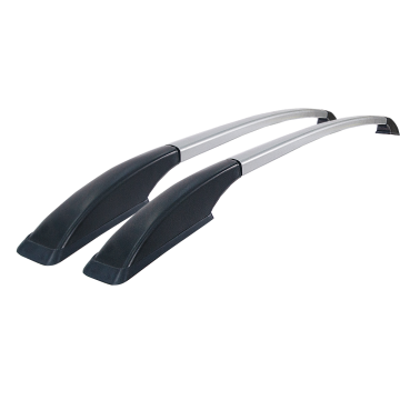 CARFU Car Accessories AC-1414 Universal Rail Roof Racks - Best Price Aluminum 2Pcs Cross Bar Luggage Rack