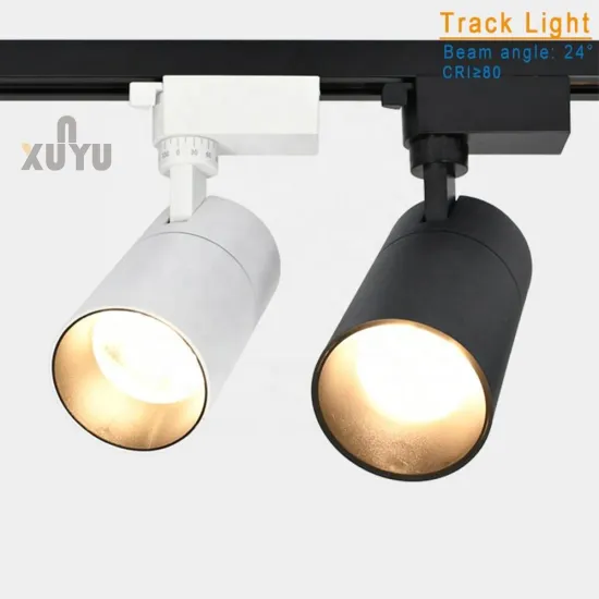 Honeycomb Black COB LED Integrated Track Lighting - 10W to 40W Industrial Track Lights