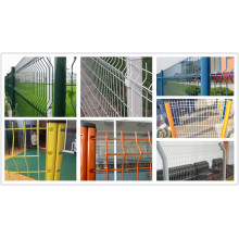 3D Wire Mesh Fence Panel With Dovetalil Post