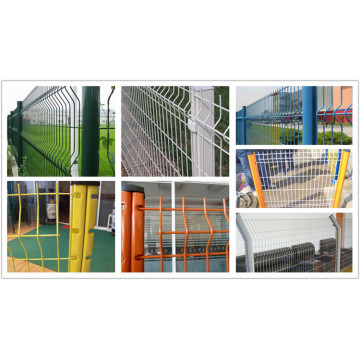 3D Wire Mesh Fence Panel With Dovetalil Post