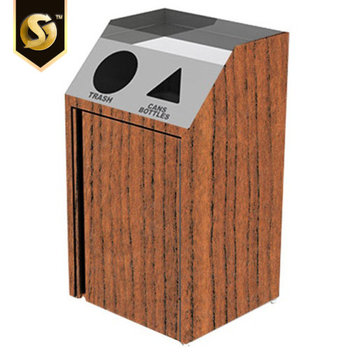 Outdoor Streetscape Trash Can