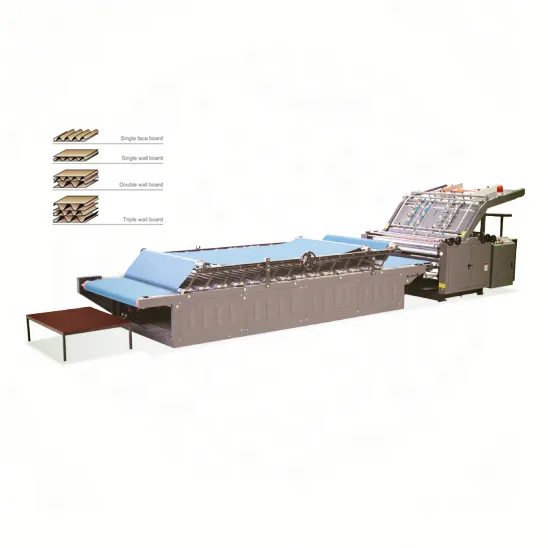 Lowest Price ZH-TMJ Corrugated Flute Sheet Laminator Machinery