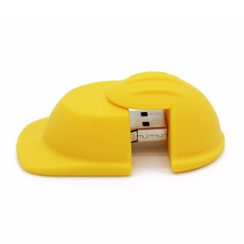 Pen drive USB de borracha de PVC para chapéu