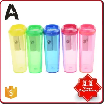 Hot sale factory supply funny stationery plastic pencil sharpener