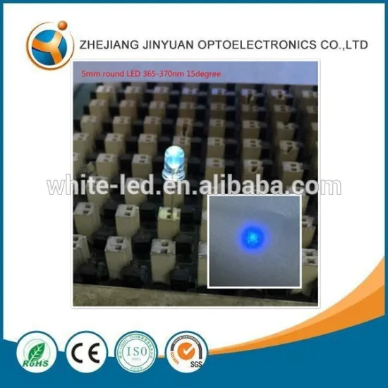 5mm round 365-370nm UV LED Diode