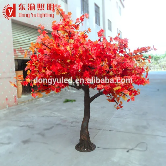 DONGYU led tree autumn maple leaf