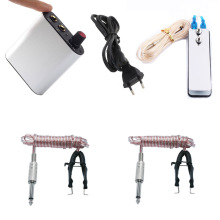 Mini Tattoo Kit Tattoo Power Supply Stainless Steel Foot Pedal Switch Controller Silicone Tattoo Clip Cord Supplies