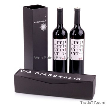 High-end classical red wine box manufacture
