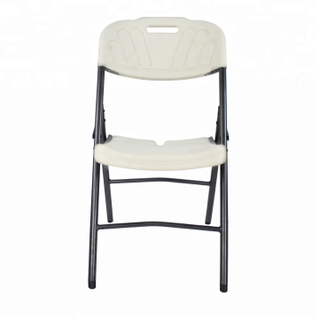 Modern White Plastic Folding Chairs for Outdoor Events and Weddings