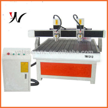 multi heads cnc router YN1313 for plastic/acrylic/wood/pcb/pvc