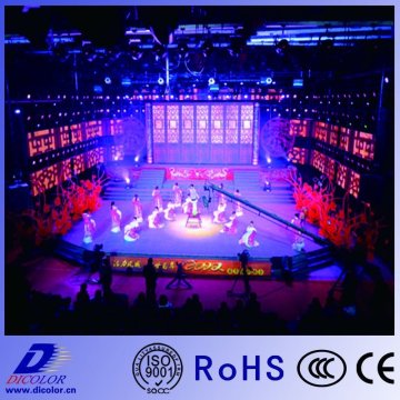 P6.4 60hz 1710 Cd / M2 Indoor Hd Stage Background 1r1g1b Led Screen With Ce，rohs