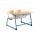 (Furniture)Africa School double desk and chair double bench