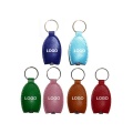 Fashion Light Keychain PU Leather Bag Pendant Car Accessories with Lucky Star Leather Promotional Gift Keyring