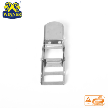 White Zinc Overcenter Buckles Webbing Buckle For Lashing Belt