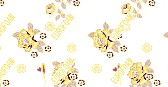 Printed Warp Knitting Mattress Poly Fabric