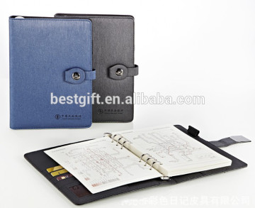 Hight quality leather notepad with calendar
