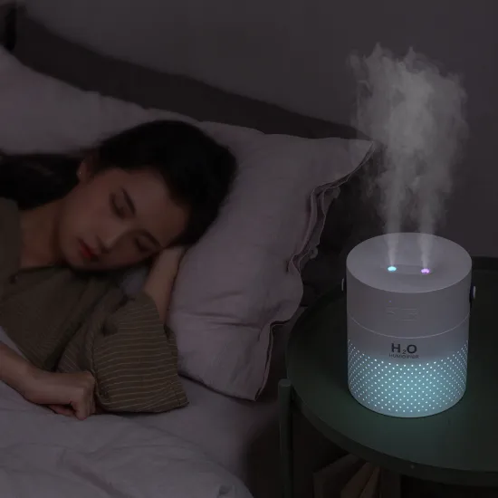 Large Capacity Dual Spray 4000mAh Rechargeable Wireless Ultrasonic Air Humidifier