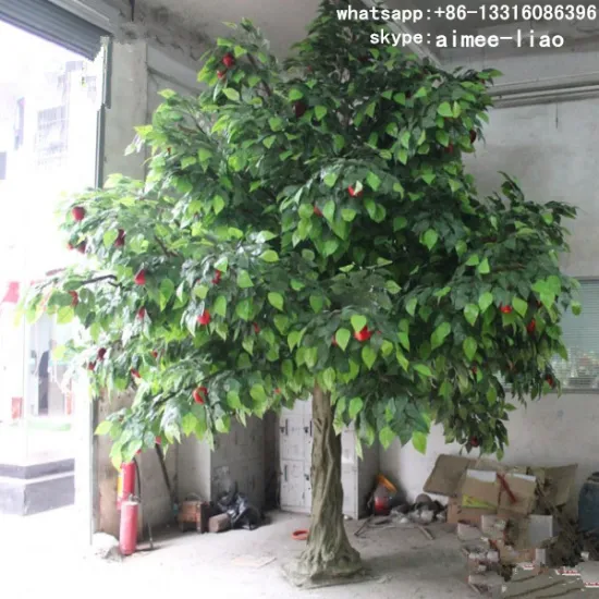 Q082110 artificial plants and trees artificial apple tree cheap artificial fruit trees