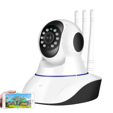 Mini WiFi IP Camera: HD 1080P Indoor Surveillance with Night Vision, Two-Way Audio & Motion Detection for Baby Monitoring