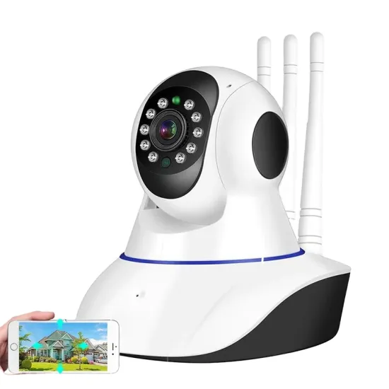 Mini WiFi IP Camera: HD 1080P Indoor Surveillance with Night Vision, Two-Way Audio & Motion Detection for Baby Monitoring