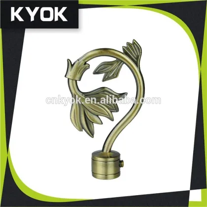 America metal cuetain rod finial