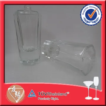 Custom Design Wholesale Cosmetic Containers 150ML Clear Refillable Perfume Bottles