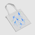 Athletic Silhouette Canvas Tote Bag