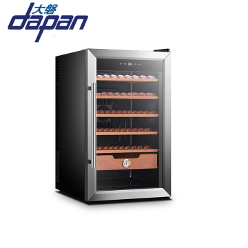 BCC-70 Luxury Metal Design Cigar Cabinet with LED Light and Humidor for Dubai