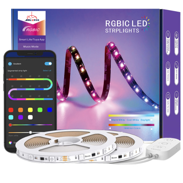 5M Flexible SMD 5050 RGBW LED Strip Light with 300LED, DC12V/24V, Waterproof IP65 & Dimmable