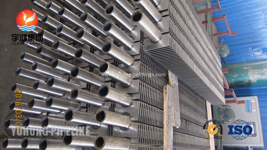 A192 SMLS Carbon Steel H Fin Bolier Square Fin Tube