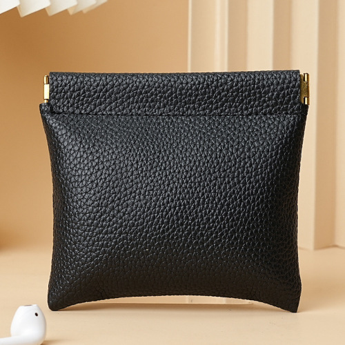 PU Leather Automatic Closing Jewelry Pouch for Travel