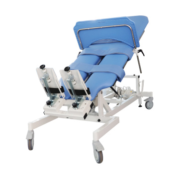 Blaue Ford Tilt Tisch medizinische vertikale Rehabilitationsbett