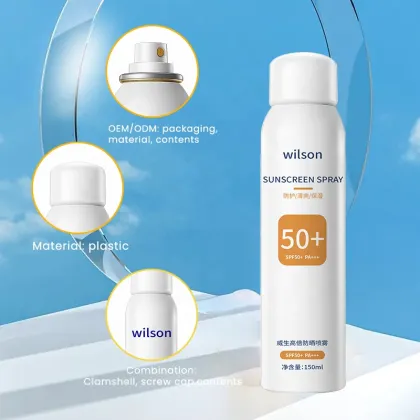 Australian Gold OEM Sunscreen SPF 50 Mineral Continuous Herbal Natural Extract Spray 200ml Bright Facial Sunscreen Mist