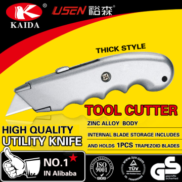 2pcs Trapezoid blade Zinc alloy Hot Multipurpose Utility Cutter Knife