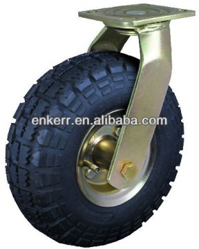 enkerr heavy duty rubber wheel rigid furniture caster