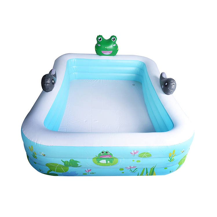 PVC outdoor frog tadpole sprinkler inflatable swimming pool