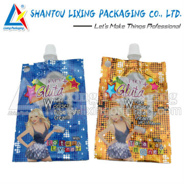 LIXING PACKAGING condensed milk spout pouch, condensed milk spout bag, condensed milk pouch with spout
