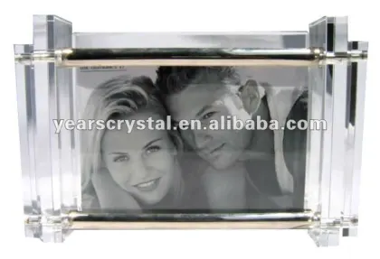 arrival crystal glass picture Frame, crystal glass Photo Frame,crystal glass image Frame(R-1155