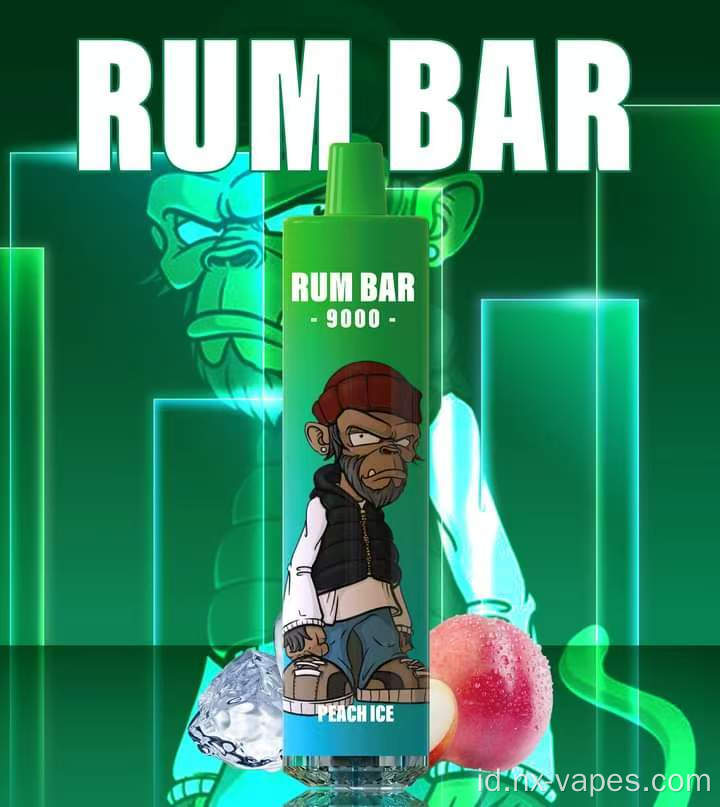 QST Rum Bar 9000 Puffs sekali pakai grosir vape