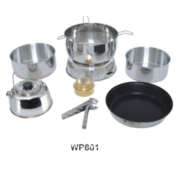 Stainless Steel Outdoor Camping Cookware