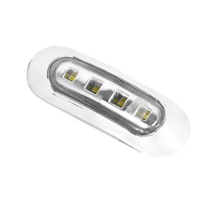 4LED Electroplated Side Truck Compartment Width Light