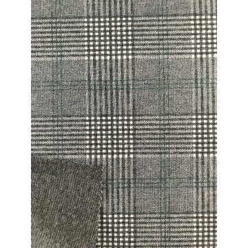 Tela Jacquard de punto a cuadros