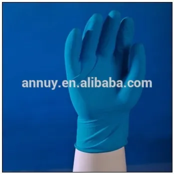 Sterile nitrile examination gloves