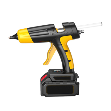 Cheap 80W Rechargeable Lithium Cordless Hot Melt Glue Gun with Digital Display and Temperature Control