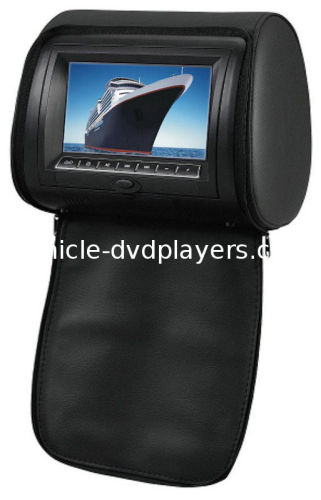 Car Headrest Dvd / Pillow / Monitor / Headrest Monitor Dvd Player With 32bit Wireless Games / Ir Trans / Fm Receiver