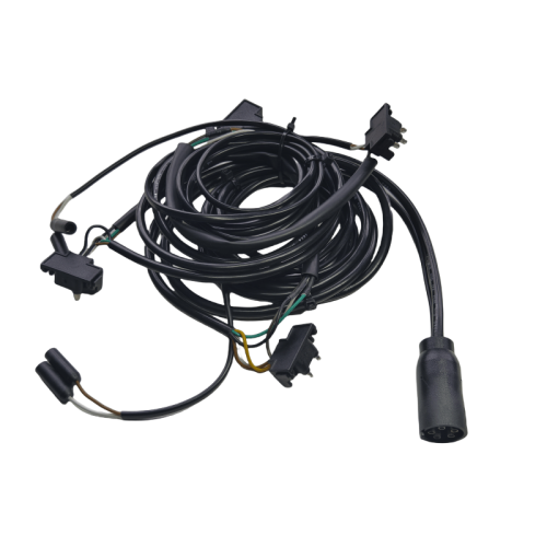 ટ્રેઇલર પ્લગ કનેક્ટર કેબલ 5-7 પીન આરવી રાઉન્ડ એક્સ્ટેંશન વાયરિંગ હાર્નેસ વેધરપ્રૂફ આરવી ટ ing વિંગ કાર માટે