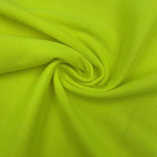 Sportswear Stretch Breathable Pure Polyester Pique Fabric